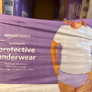Amazon Basics Incontinence Underwear Women ProtectiveDisposable XL 48 Count